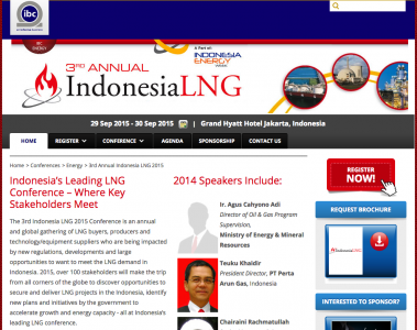 第3回インドネシア液化天然ガス会議